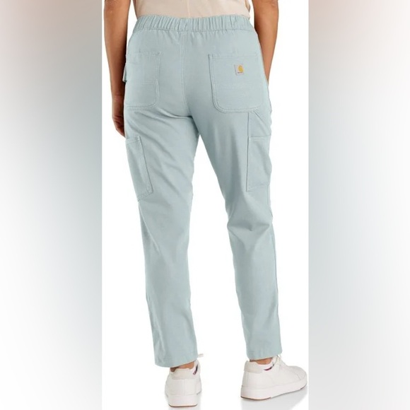 CARHARTT Force Relaxed Fit Ripstop Work Pant in Dew Drop - Picture 2 of 7